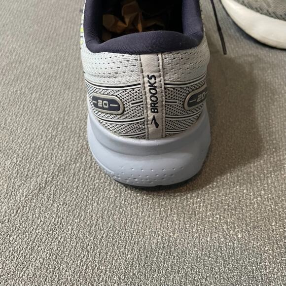 Brooks Women's Glycerin 20 Neutral Running Shoe - Light Blue/Peacoat/Nightlife - - Picture 8 of 13